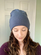 Load image into Gallery viewer, Lavender Slouch Beanie - NB to Adult
