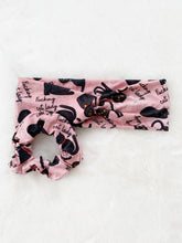 Load image into Gallery viewer, Naughty Cat Lady Scrunchie
