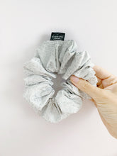 Load image into Gallery viewer, Silver Lightening Bolt Scrunchie
